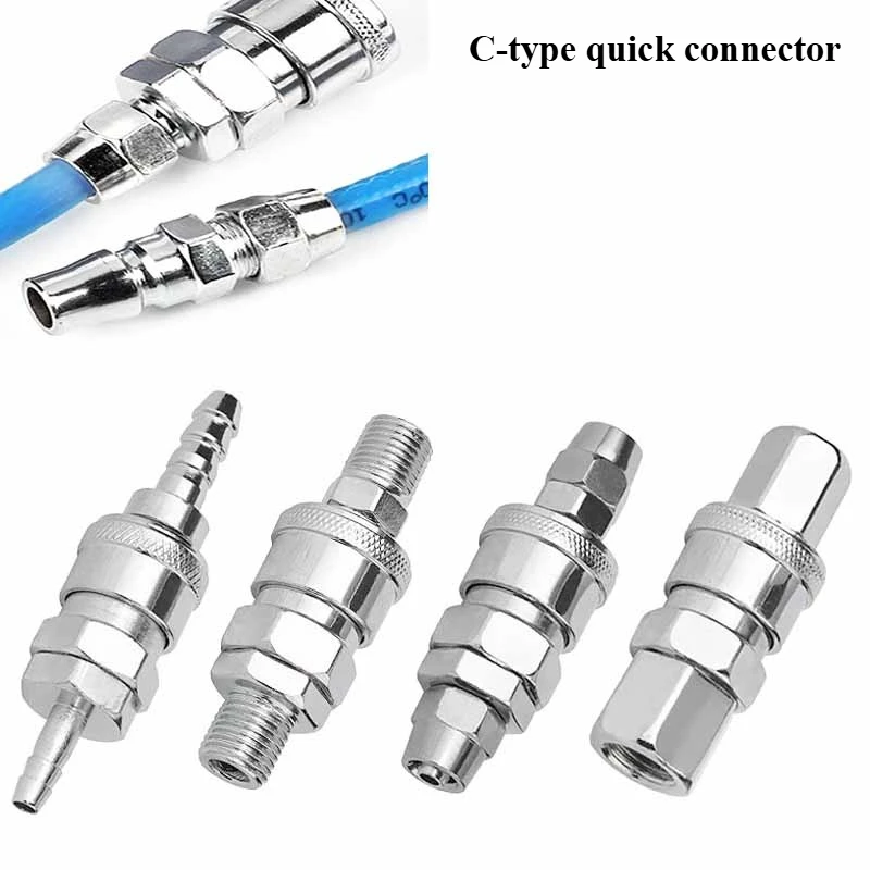 

1PCS Pneumatic Fittings for Air Compressor Hose Quick Coupler Plug Socket Connector SM PM SH PH SF PF SP PP10 20 30 40 C Type