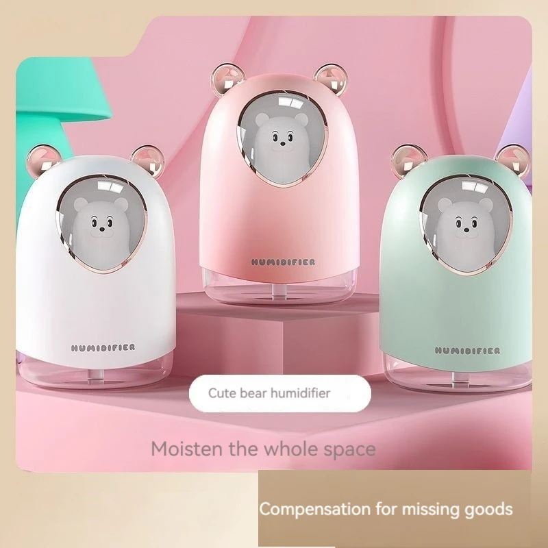 New cute pet cute bear humidifier USB mini car air purifier home small hydration creative humidifier