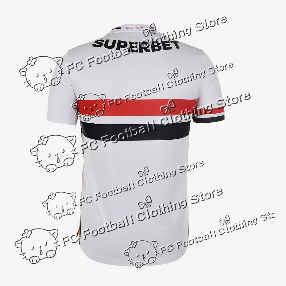 

Brazil Sao Paulo Home Football Jersey - 2025/2026 MTB Short Sleeve Shirt