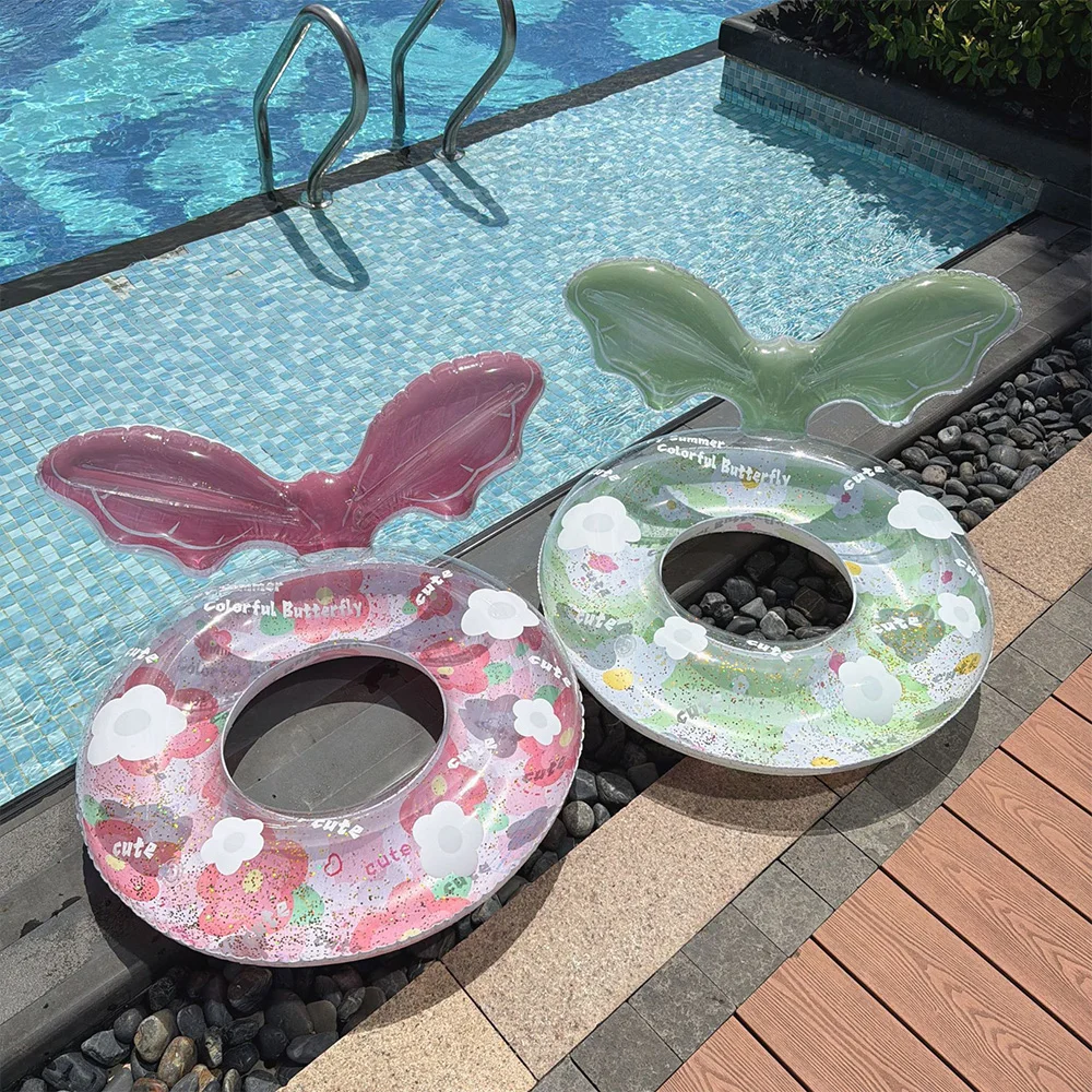 1Pcs Mermaid Swim Tube Inflatable ﻿Pool Float Pool Accessory Adult Swim Float Ring Summer Water Swim Pool Floating Toys
