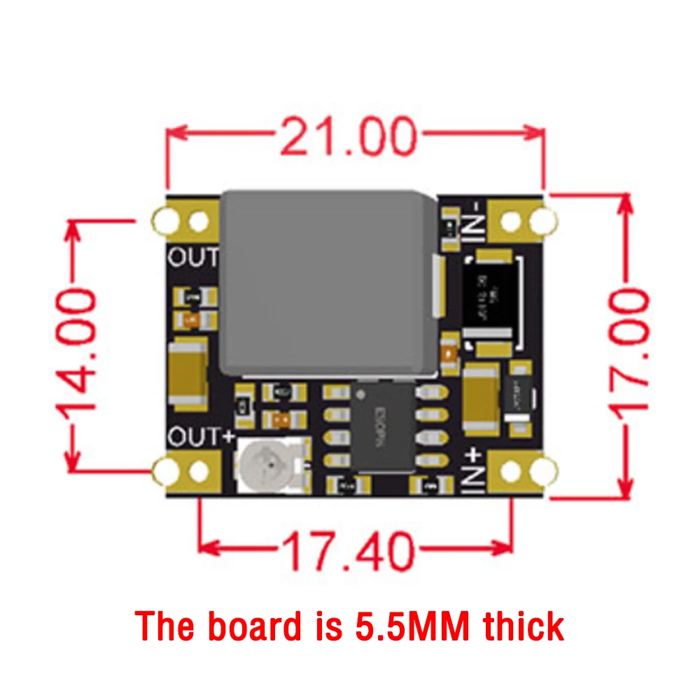 DC6-32V/DC6-40V to 5V 9V 12V 24V 3A Low Ripple High Power DC-DC Step-Down Module Buck Converter Voltage Regulator Board