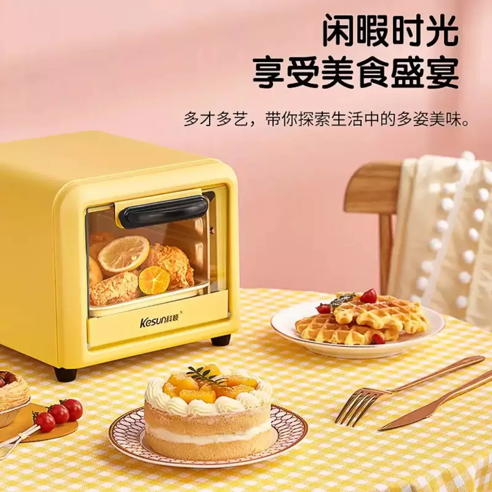 Mini Electric Oven Household Automatic Multi Function Small Oven, All In One Air Fryer Combo