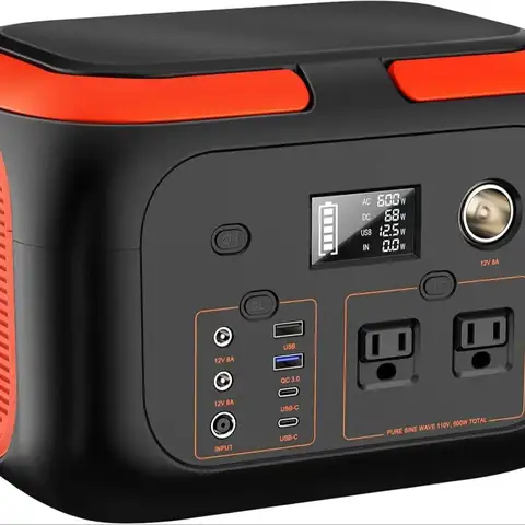 600W/300W/200W Portable Power Station,110V AC Outlets Solar Generator Storage Energy Power Bank For Camping Travel RV Trip Home