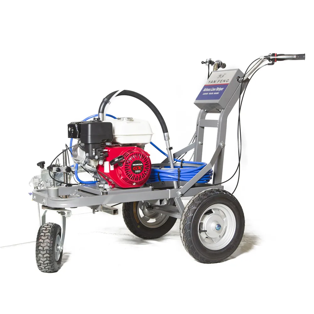 Yanfeng New Automatic Road Marking Machine Airless Cold Plastic Spray with Core Components Pump and Engine