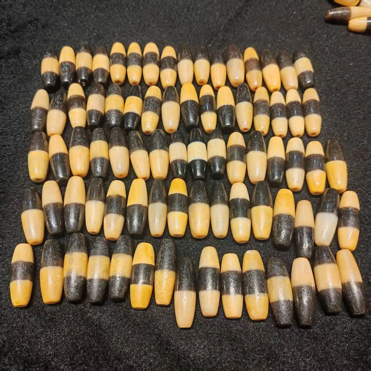 1pcs/lot Jewelry loose Tibetan dzi Medicine Master beads natural agate DIY charms for jewelry making gift oval ethnic style 35mm