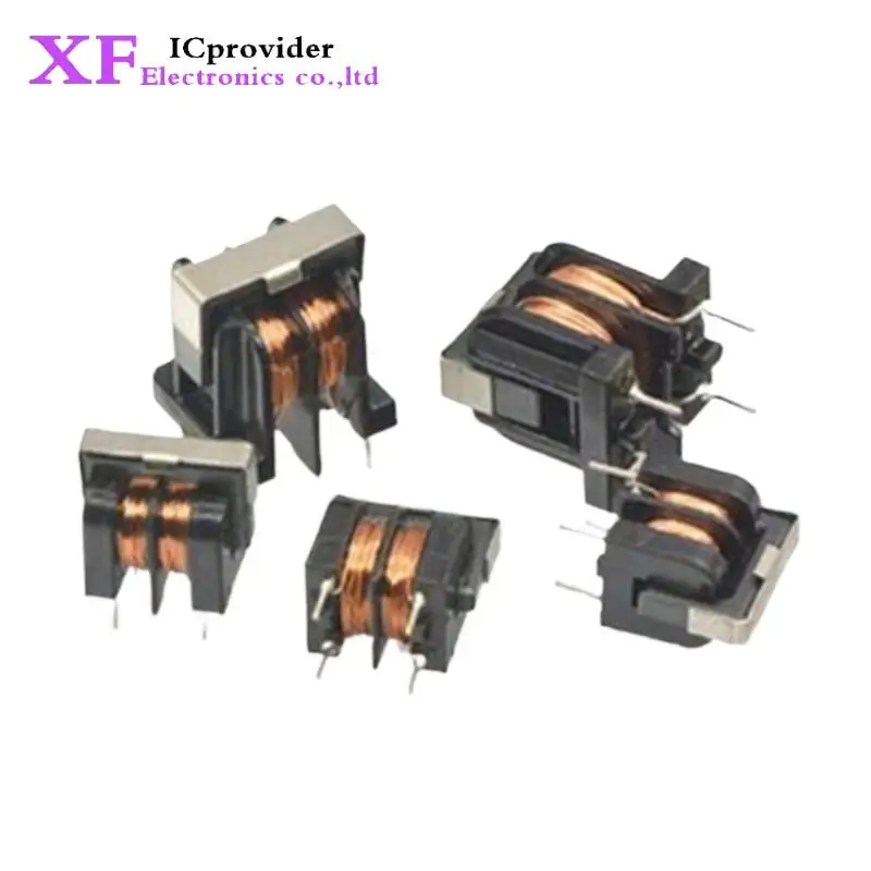 5pcs UU9.8 UF9.8 Common Mode Choke Inductor 1mH 2mH 5mH 10mH 20mH 30mH For Filter Inductance Pitch 7*8mm Copper wire