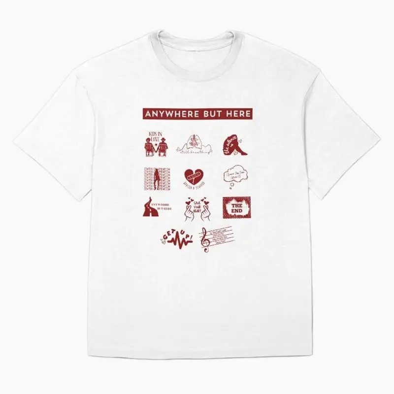 Mayday Parade Anywhere But Here Icons Oversized T-Shirt