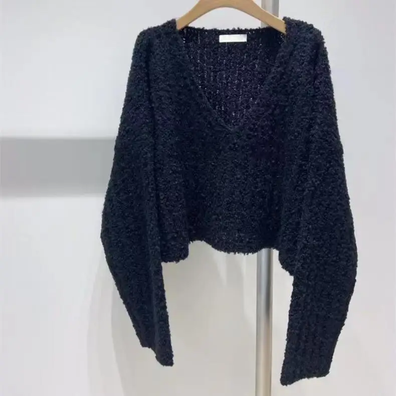 

Sweet V-Ne женский вязаный свитер Long Sve осень-зима новый Sle Dongda Gate дизайн эффект похудения для поездок на работу Sle