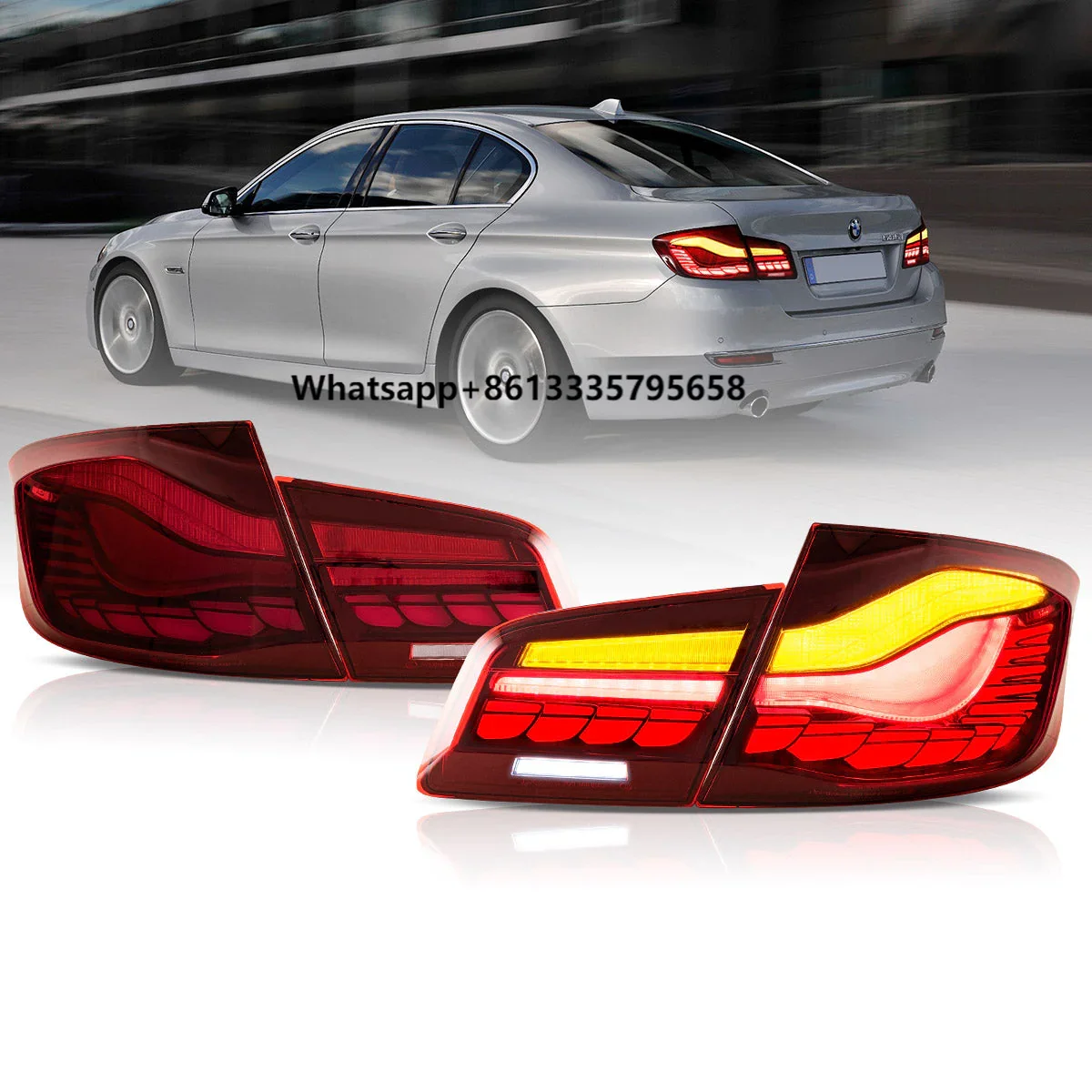 

VLAND Factory LED Taillights for 5 Series 2011-2017 for Car New Rear Lamp OE 63212181347