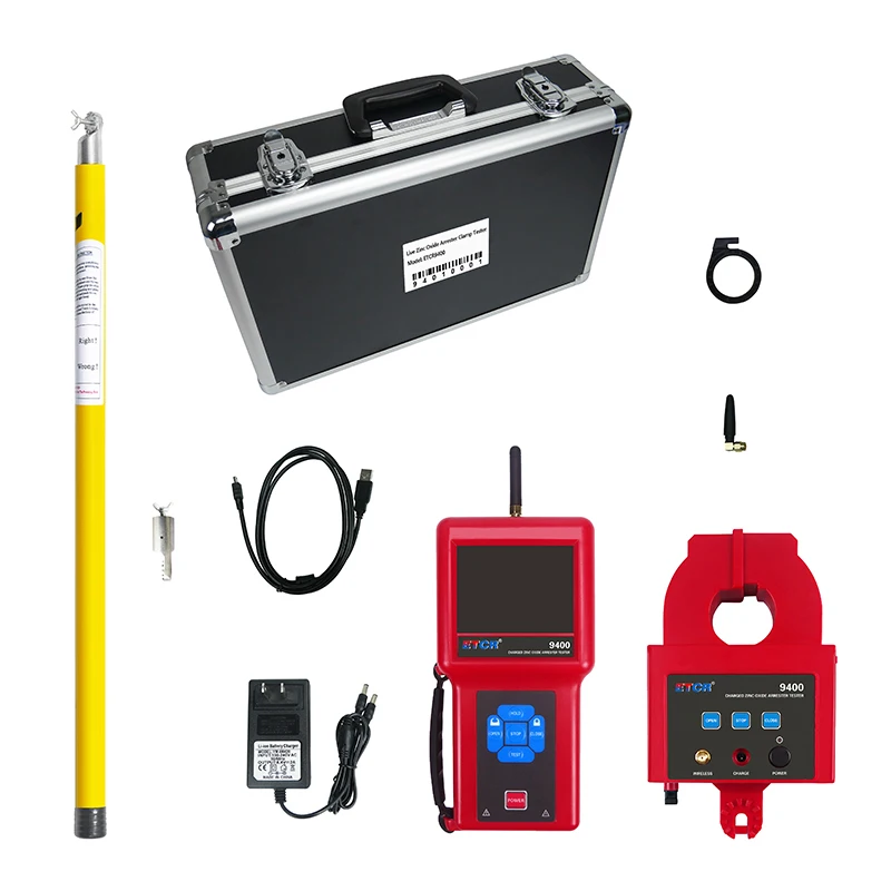 ETCR9400 Easy to Operate Safe and Fast Zinc Oxide Arrester Tester