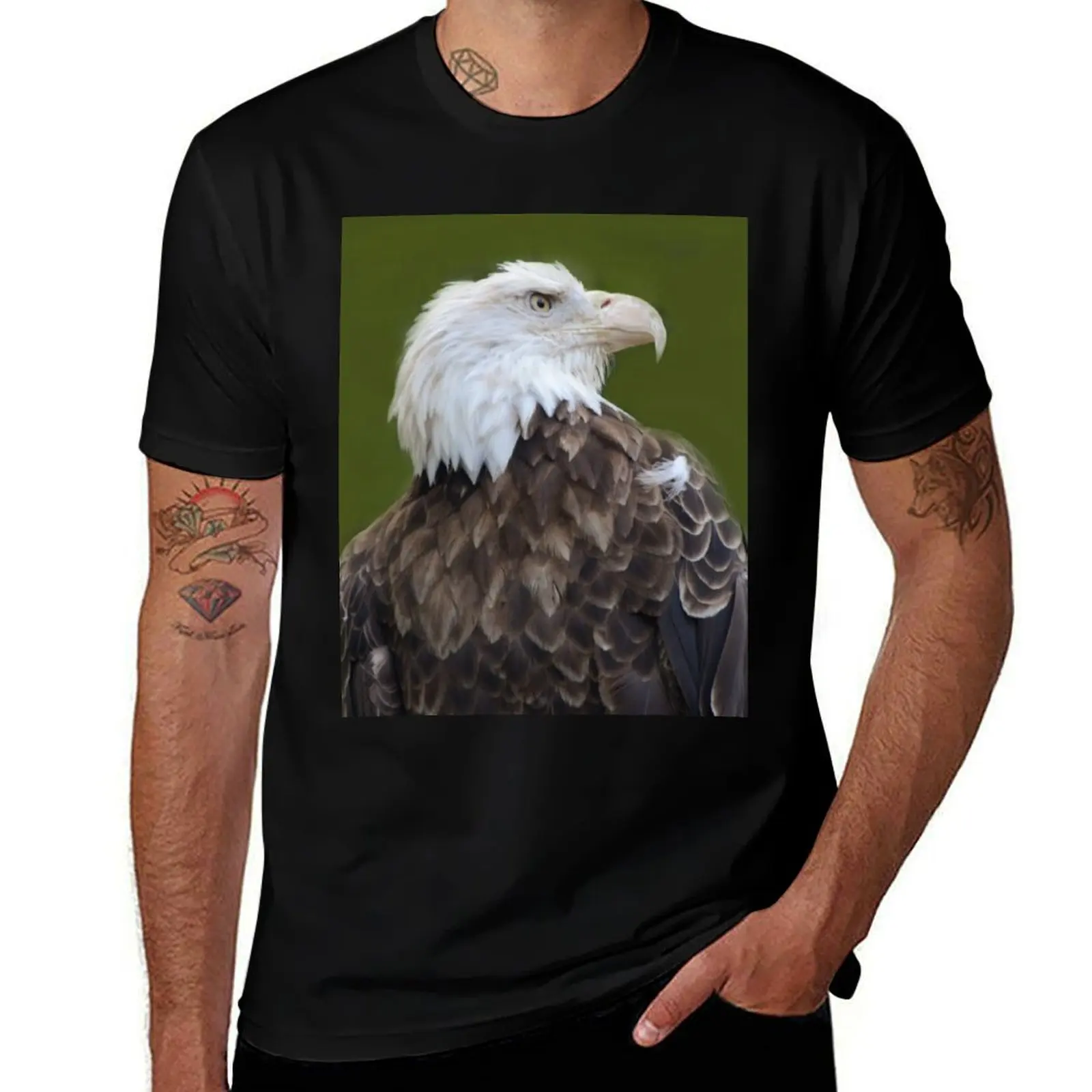 American Bald Eagle T-Shirt Street Style Casual Tee Shirt