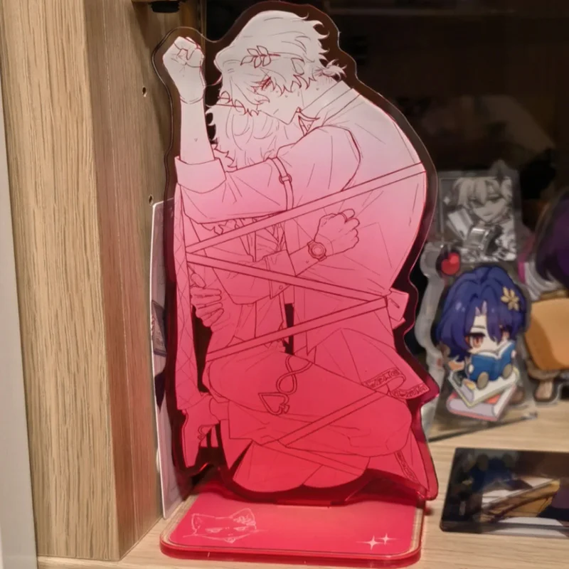 Honkai: Star Rail Anime Game Peripheral Plaque Truth Doctor Dr. Ratio Aventurine CP Bundle Acrylic Plaque Sand Table Decoration