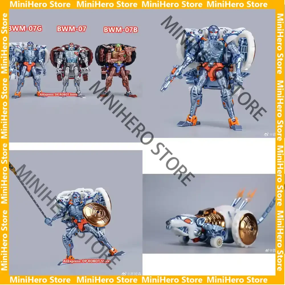 

In Stock Original Beast Wars Rattrap Action Figure TA BWM-07 Metal Alloy 1:18 Robot Mode