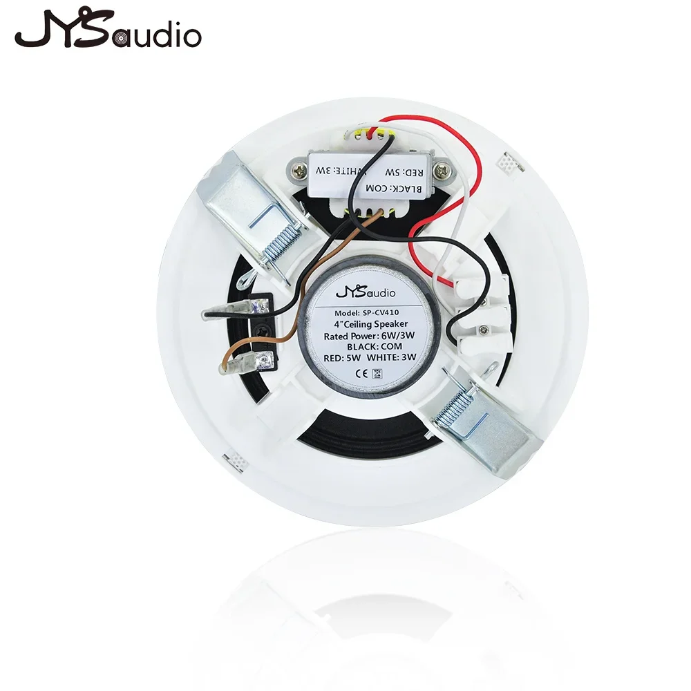 Умный дом, Встроенная стереосистема без рамы, 4 дюйма, коаксиальный HIFI, потолочный фиксированный сопротивление, частота профессиональный громкоговоритель PA, система для помещений CN