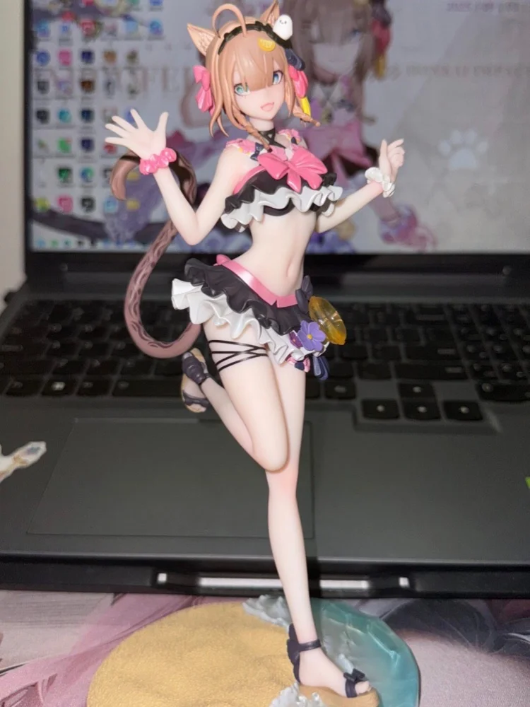 Original Mihoyo Honkai Impact 3rd Pardo Felis Summer Collector Static Action Figure Desktop Collectible Ornament Toy  Fan Gift - view 6