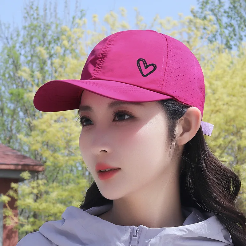 Schnell trocknende Baseballkappe für Damen, Pferdeschwanz-Hüte, Sport-Sonnenhüte für Teenager-Mädchen, modischer Damen-Sommerhut für Outdoor-Reisen – Detail 4