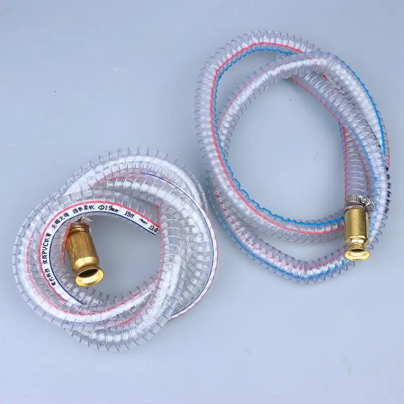 ~Jiggler Hose Heavy Duty Siphon Hose Copper Nipple Multi-Purpose Self-Priming Pump Metal Buckle Transfer Hose Gas Transfer
