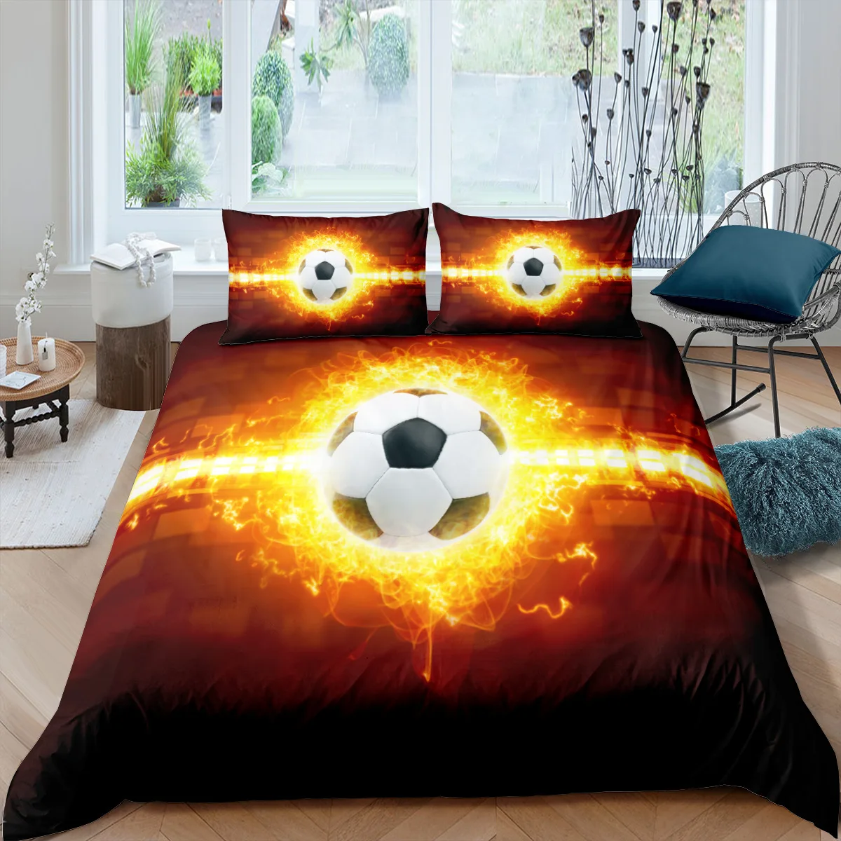 Roupa De Cama 228x228 Boys Bedroom Bedding Basketball Pattern Duvet Cover Sets Teenagers Single, Double Bedset Bedclothes Thick