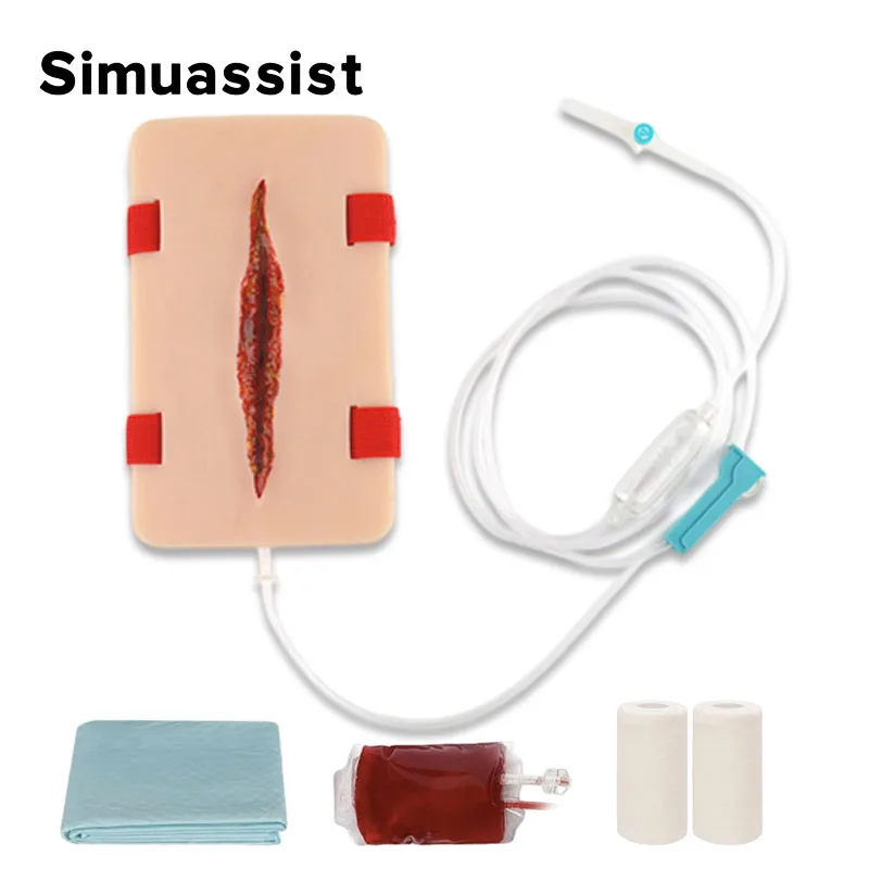 Wearable Wound Packing Trainer Laceration Wound Trainer Stop The Bleed Training Kit for Wound Dressing Training