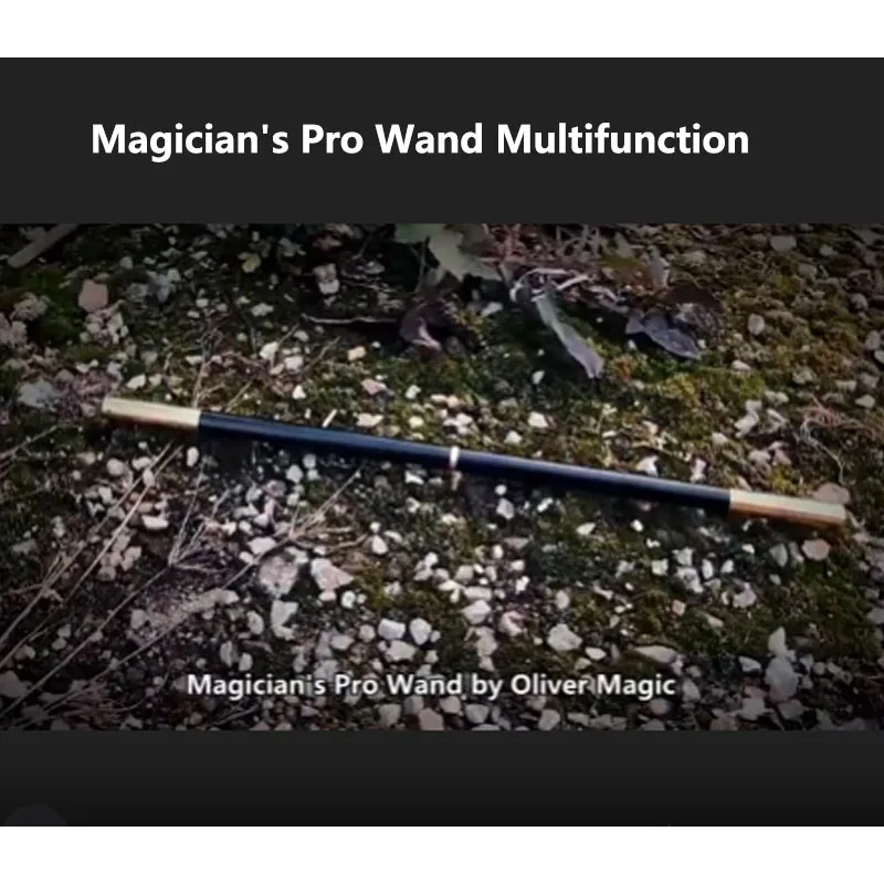 عصا الساحر الاحترافية متعددة الوظائف عصا سحرية عصا الساحر مع رأس نحاسي لمرحلة الخدع السحرية ملحقات ماجيا الدعائم #1