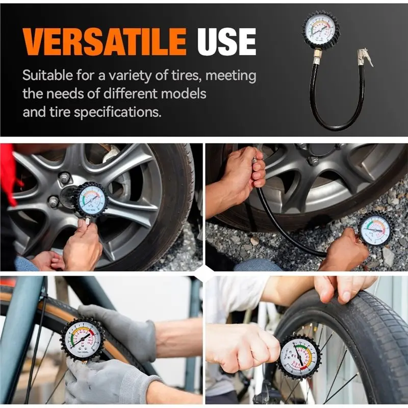 N96R Vehicle Tire Pressure Tire Tool Fit For Various Types Of Vehicles Tires