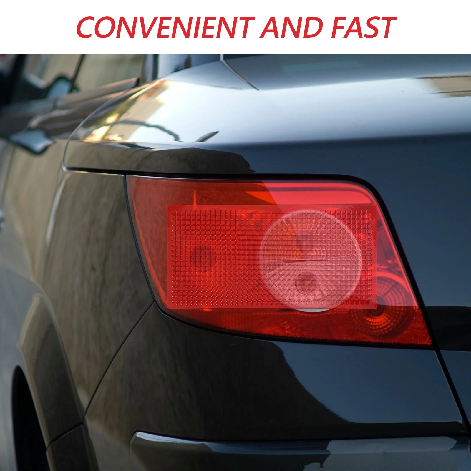 مجموعة واحدة من أداة الضوء الخلفي، شريط إصلاح عدسة السيارة ذاتي اللصق لمجموعة ترميم المصباح الأمامي، فيلم تينت أضواء الضباب، ضوء إشارة الانعطاف #1