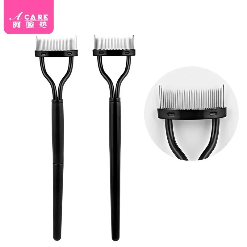 DX01/Lash หวี/A1PQ8-Easy to Use หวีคิ้ว Brow Groomer เกลียวมินิพับเหล็กหวี Grafting Eyelashes