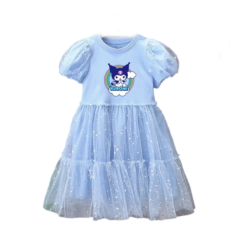 

Sanriou Kuromi Dress Anime Kawaii Y2K Short Skirt Suit Children's Clothes Girls' Clothes Girls' Skirt Kids Girls Clothes Gift