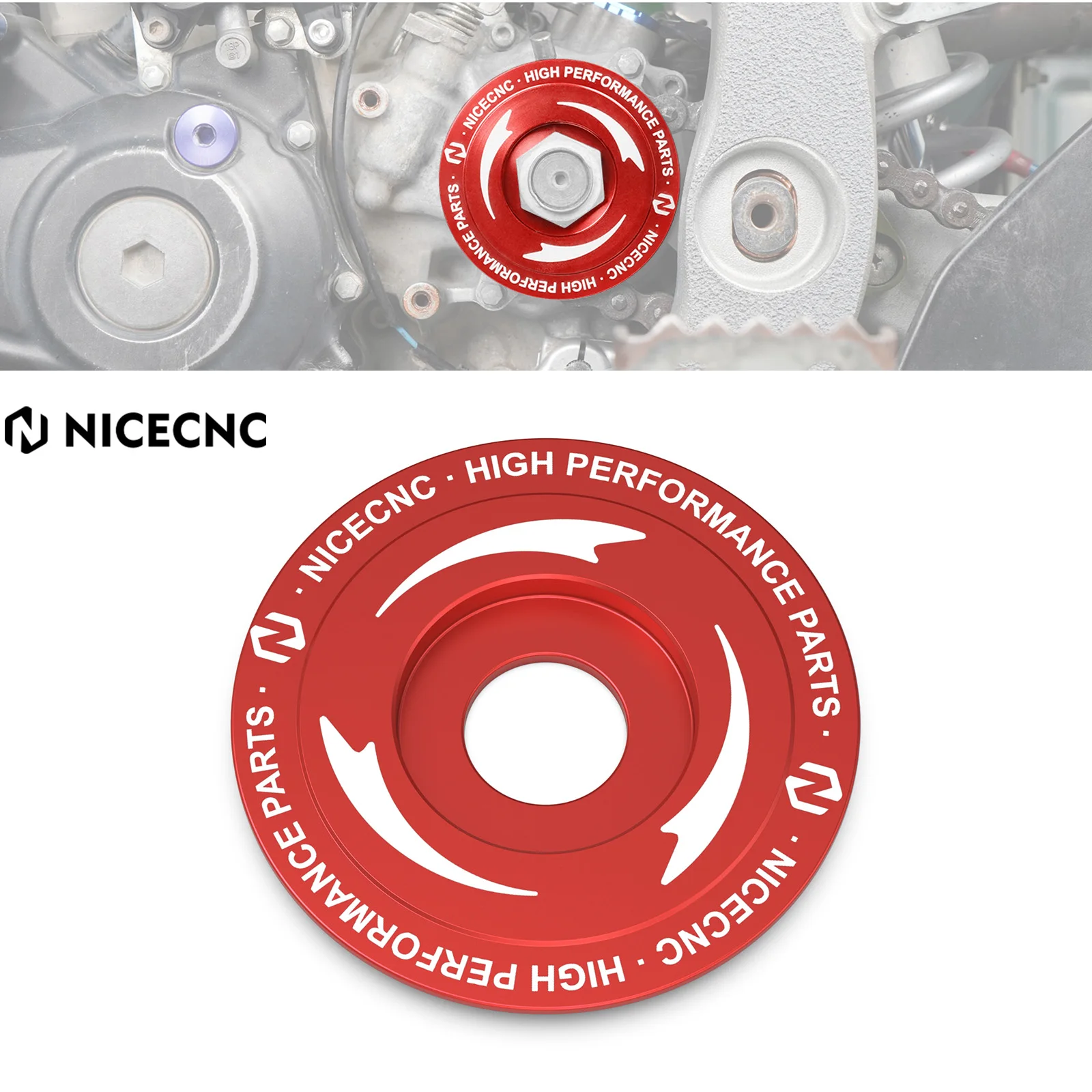 NICECNC For Yamaha YFZ450R 2009-2023 Sprocket Guard Cover Protection For Yamaha YFZ450X 2010-2011 YFZ450 2017 ATV Accessories