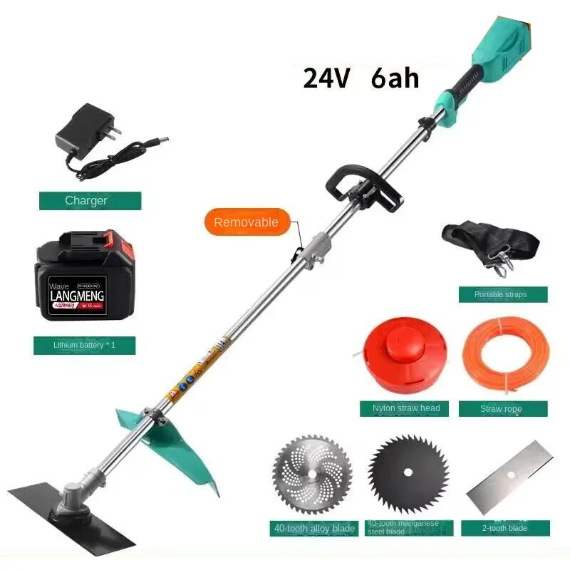 Portable Lawn Mowers Cordless Lawn Mowers Foldable Knives Garden Tools Handheld Lawn Mowers for Lawn Fields