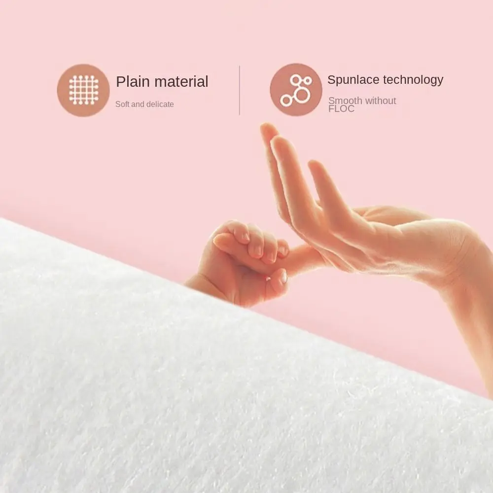 10Pcs/Pack New Spunlace Nonwoven Fabric Baby Wipes Portable Extractable Baby Care Tools Disposable EDI Pure Water Water Tissue