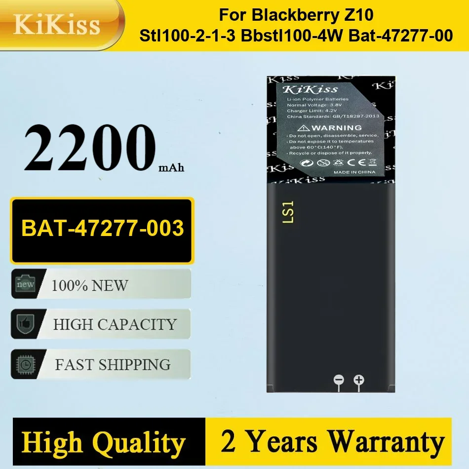 

BAT-47277-003 Литий-ионный аккумулятор для BlackBerry Z10 STL100-2-1-3 BBSTL100-4W BAT-47277-00