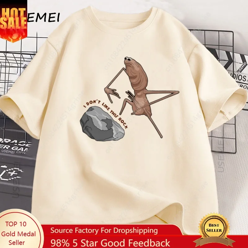 

Marcus The Worm T-shirt for Men Women Y2k Clothes Design Printed Cotton Short Sleeve Round Neck Tshirt Streetwear Y2k Clothing