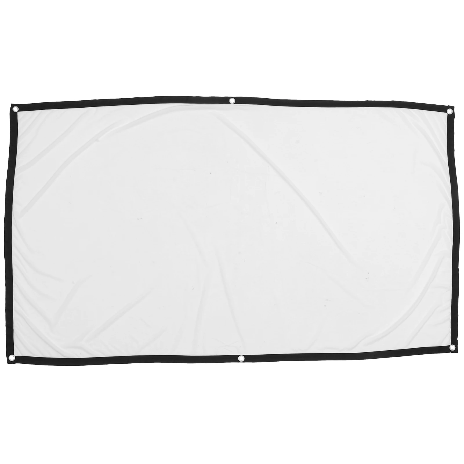 

Electric Portable Projection Screen Travel Projector Polyester for Bedroom outside