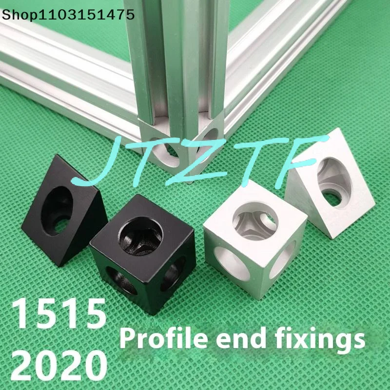 

Алюминиевые треугольные блоки высшего качества 2020, набор из 4 угловых фиксаторов с квадратными гайками, идеальные аксессуары для 3D-принтеров