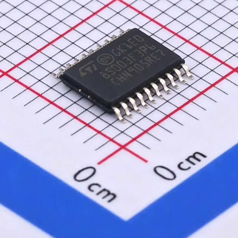 20PCS/LOT STM8S003F3P6TR marking 8S003F3P6 STM8 STM8S Microcontroller IC 8-Bit 16MHz 8KB (8K x 8) FLASH 20-TSSOP