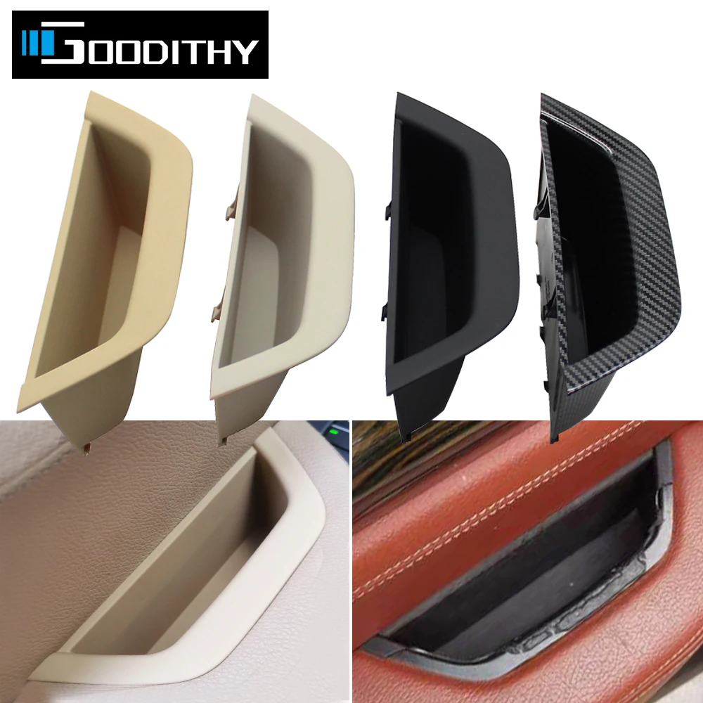 LHD RHD Interior Driver Door Pull Handle Armrest Panel Cover Storage Box For BMW X3 X4 F25 F26 2010-2016 51417250307