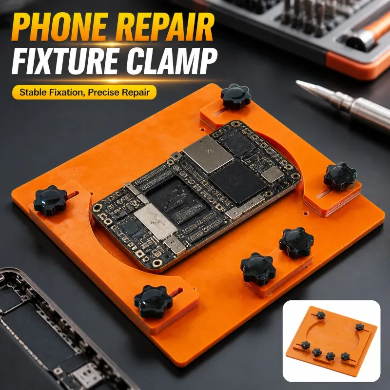 Mobile Phone Mainboard Fixture Soldering Circuit Board Fixing Smartphone Holding Clamp for Electronic Chip Welding Maintenance