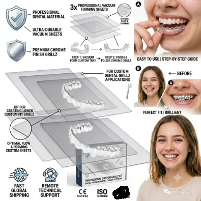 Square Dental Retainer Sheet Orthodontic round Aligner Material for Oral Lab Teeth Tooth Aligner - New Condition