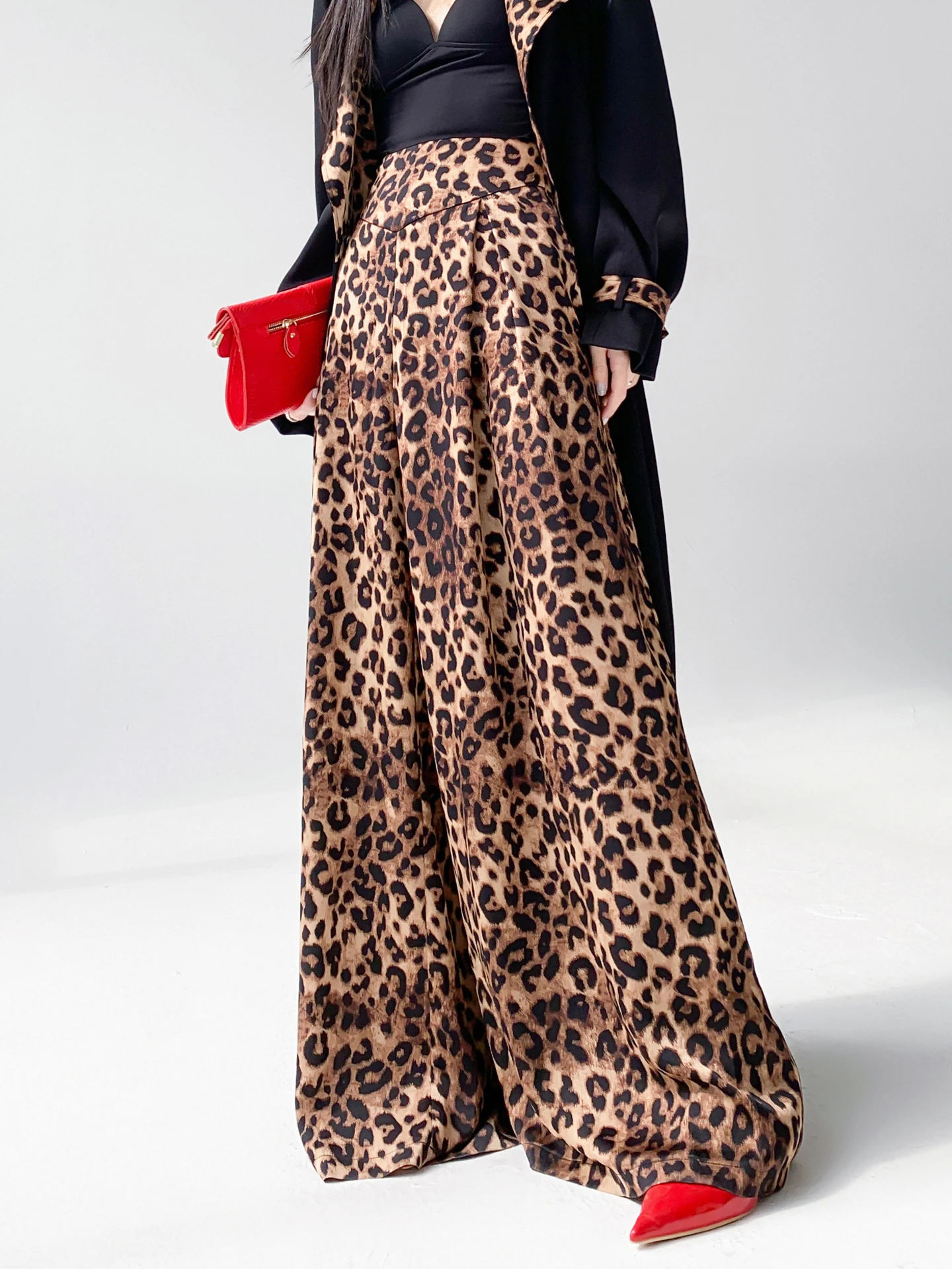 High Waist Wide Leg…