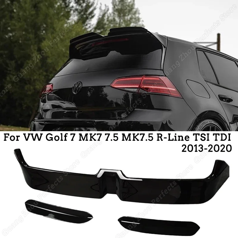 

Oettinger Style For VW Golf 7 MK7 7.5 MK7.5 R-Line TSI TDI 2013-2020 Rear Roof Spoiler Wing Lip Tuning Extensions Accessories