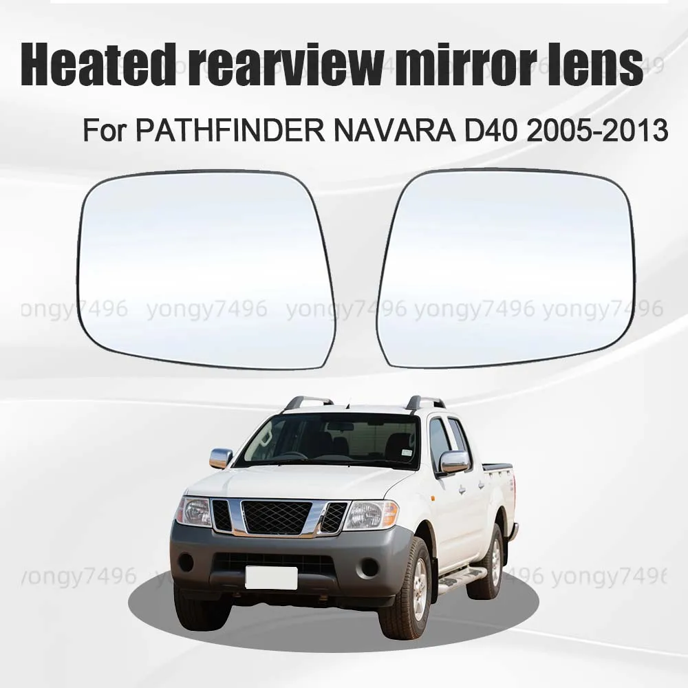 

Wide Angle Glass Heated Rearview Mirror Lens For Nissan PATHFINDER NAVARA D40 2005 2013 Car Wide Angle Part Upgrade Accessories