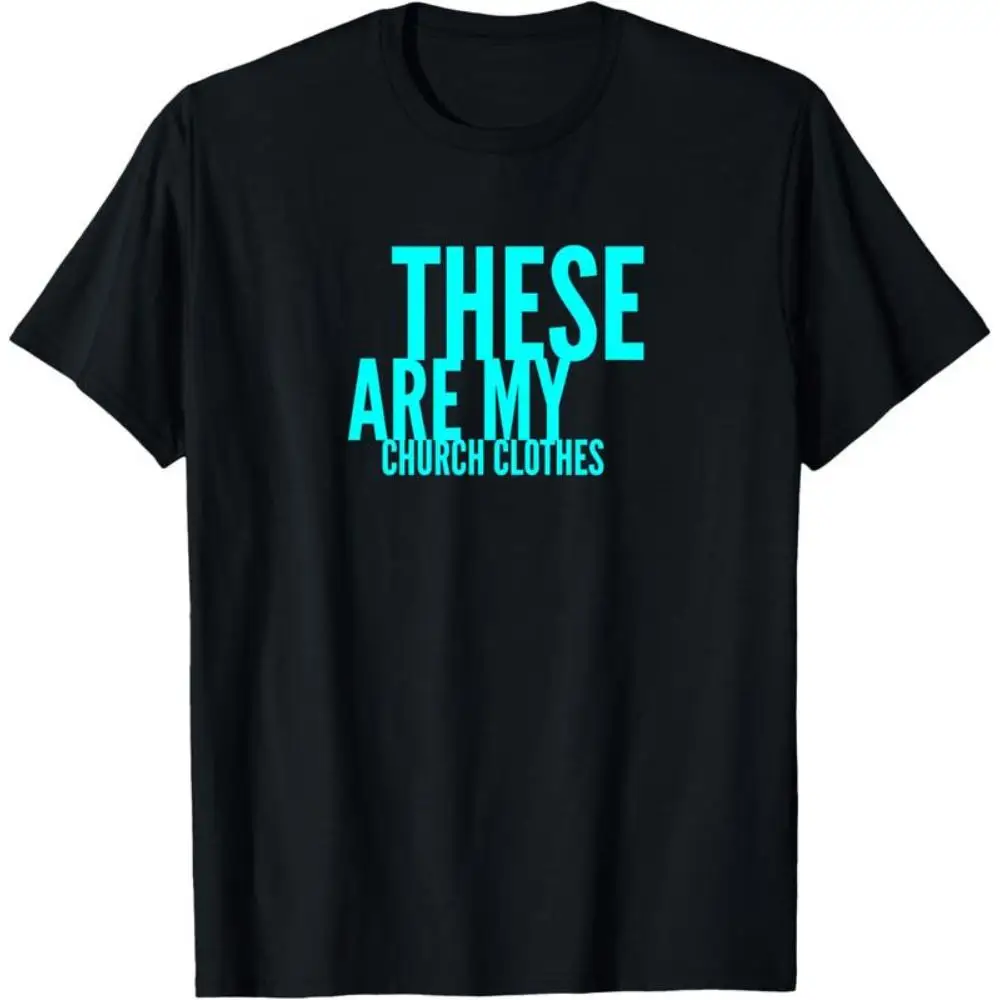

Funny Church Clothes Slogan T-shirt Men Women Religious Saying Graphic Tees Humorous Christian Loose Tops