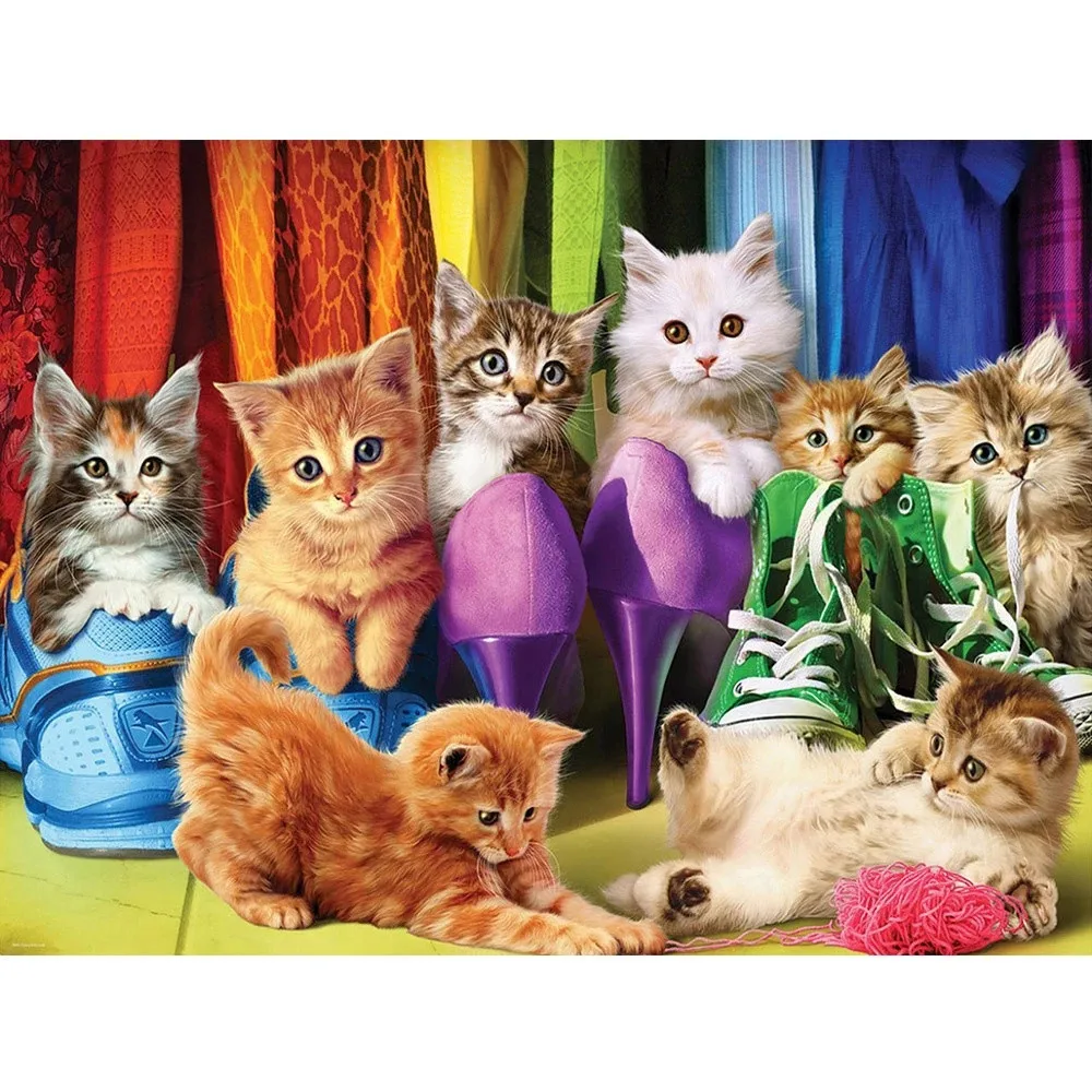 

30X40cm Cute Cat Diamond Painting 5D Diy Cartoon Lifelike Pet Diamond Embroidery Animal Mosaic Rhinestones Home Decor