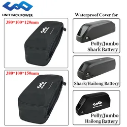 UPP Waterproof Bag Dustproof Anti-mud Cover for Downtube Lithium EBike Batteries Accessory Hailong Shark Dolphin Polly Style