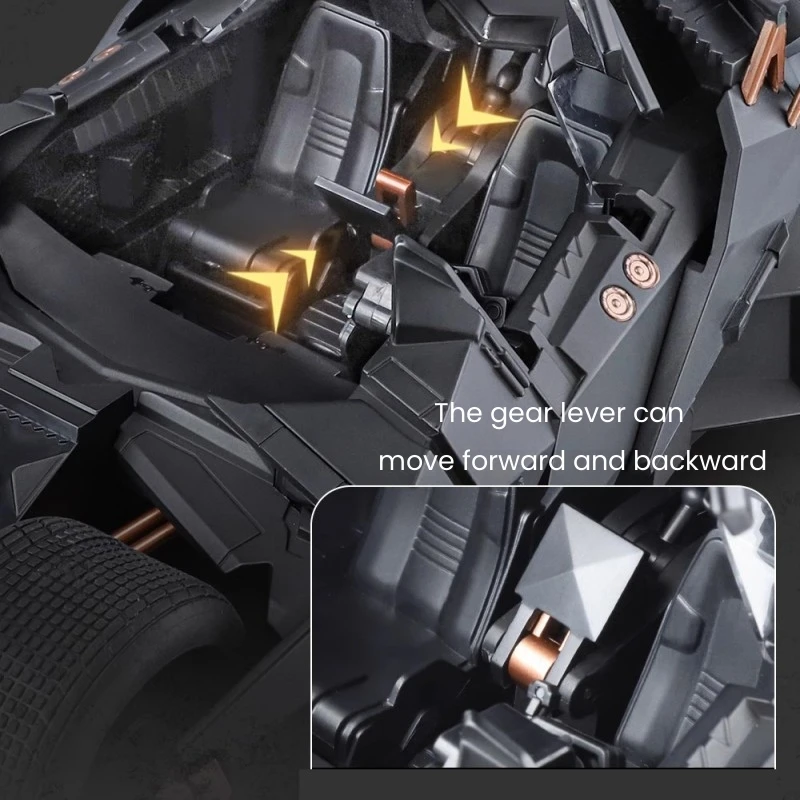 BATMOBILE バットマン バットモービル ダークナイト ブラック 1/18 Amazon.co.jp: バットマン 1:18 バットモービル ライト付き ダイ