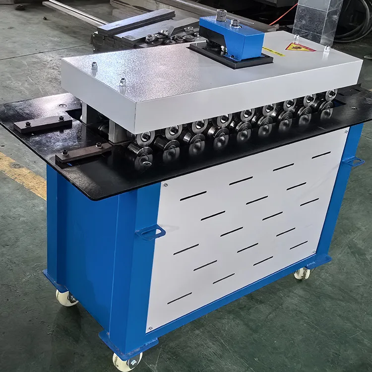 Multifunctional Forming Machine 0.4-1.5mm Galvanized Sheet Air Duct Roller Former