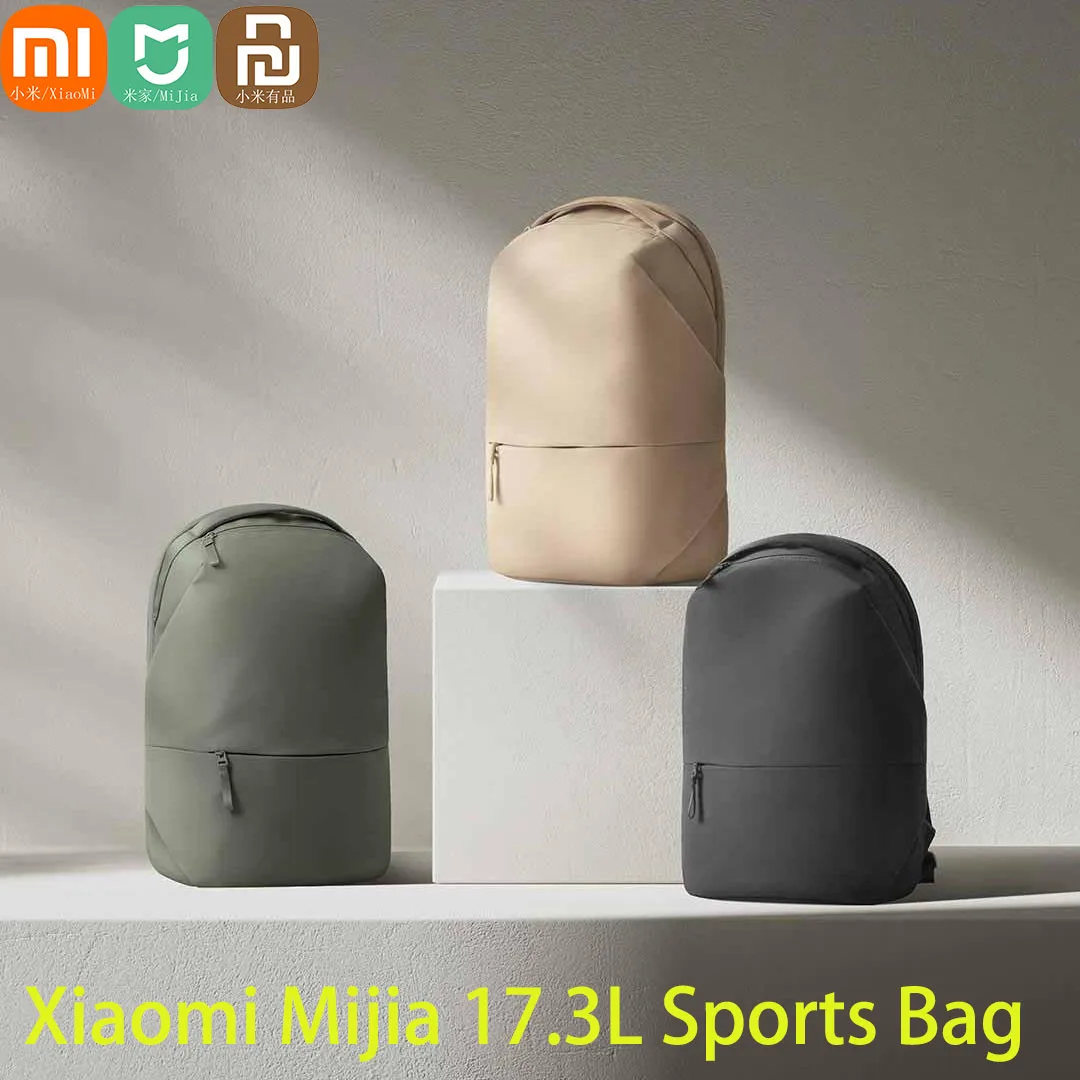 Xiaomi Mijia Commuter Backpack School  Shoulders Life Style Daypack Package 17.3L Big Capacity Leisure Business Smart Home Bag