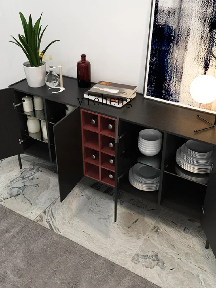 Sideboard Modern Minimalist Storage Cabinet High Leg Wine Cabinet