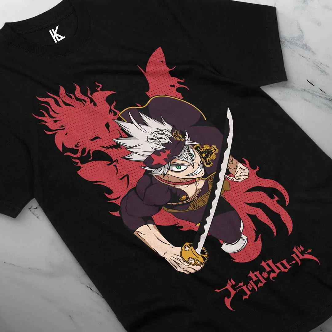 Black Clover T Shirt Asta Yami Sukehiro Yuno Tee Anime T-Shirt Luck Voltia Shirt All Sizes Cotton